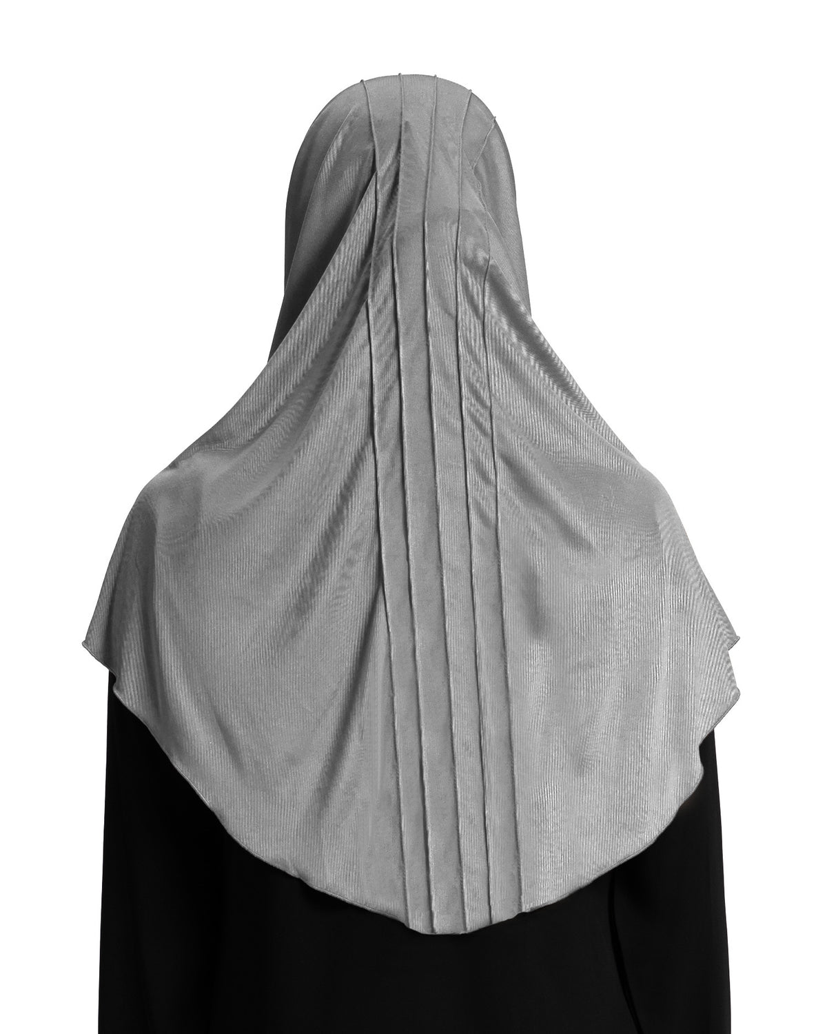 Modest Fashion Women's Soft feel good Fabric Manal Hijab Silver