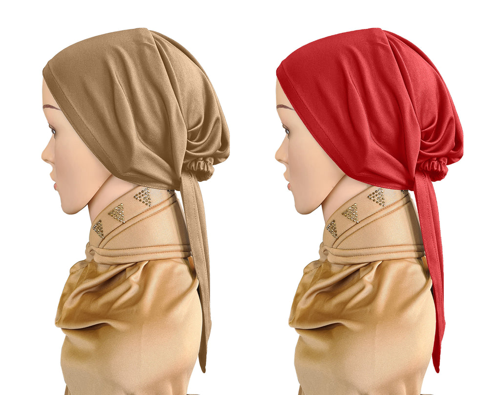Women's Stylish Malka tale caps (set of 2)