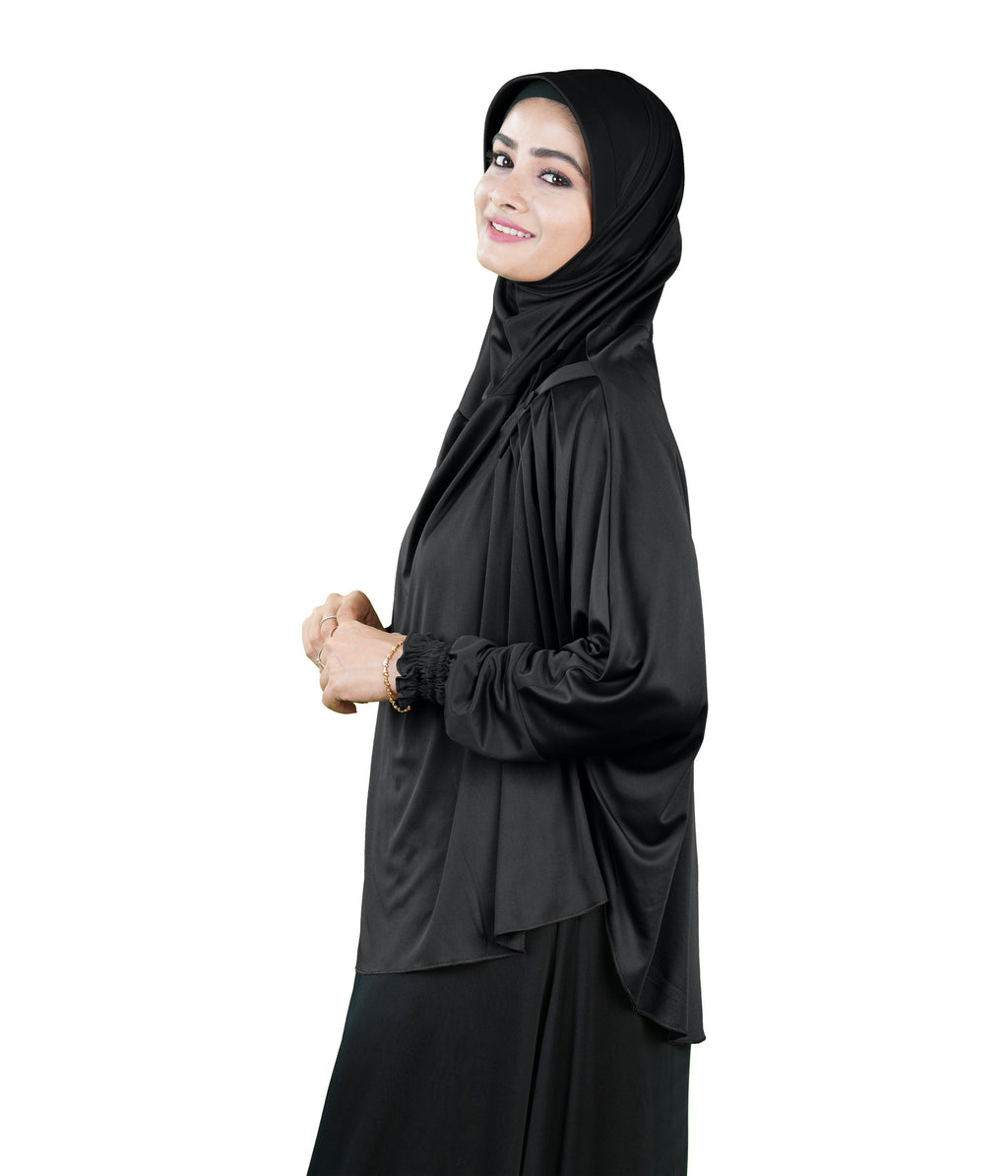 Mehar Hijabs Modest Elegant Saima Farasha type Hijab – One-Piece