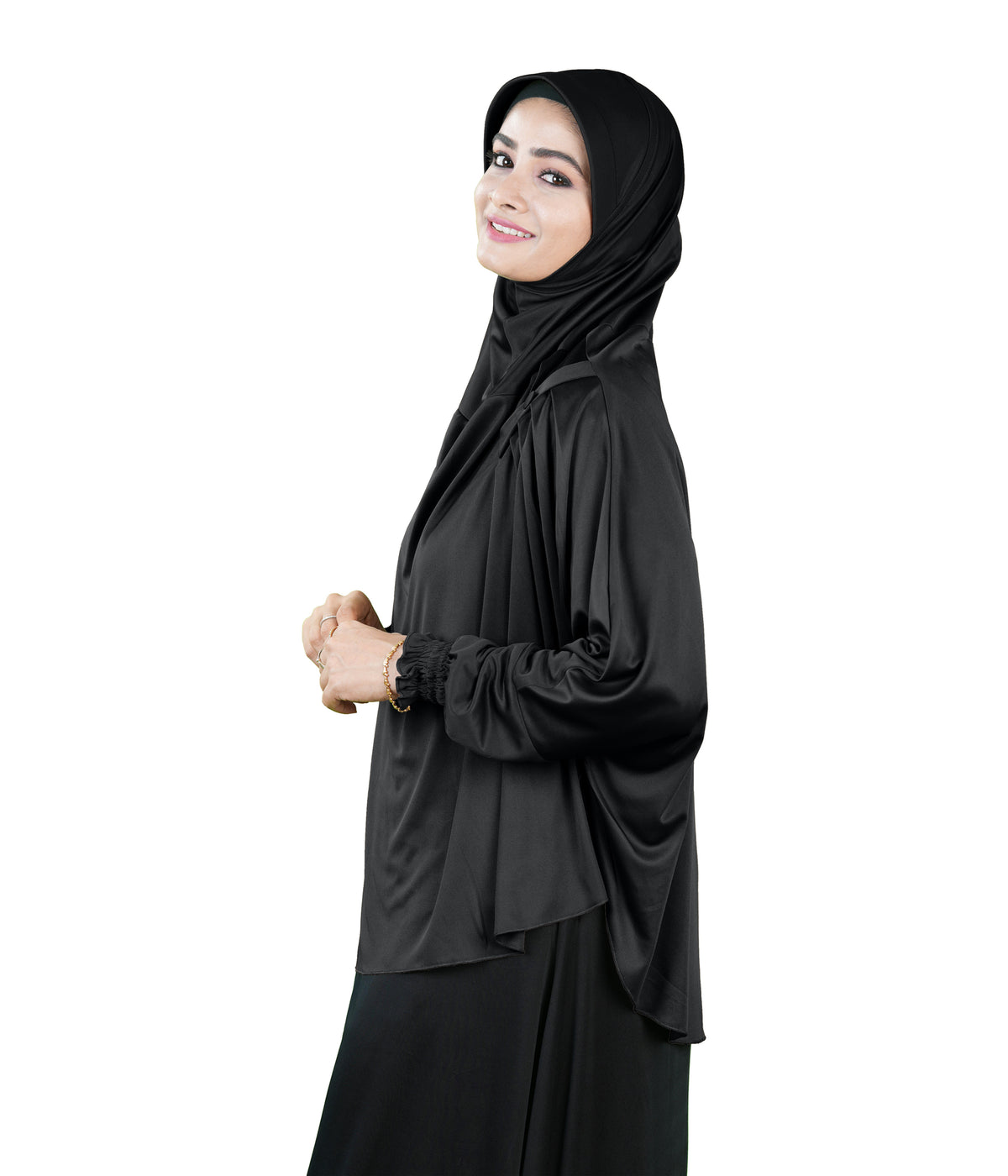 Mehar Hijabs Modest Elegant Saima Farasha type Hijab – One-Piece