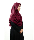 Mehar Faeezah DD Hijab – Dual-Drape Two-Tone Layered Hijab for Modest