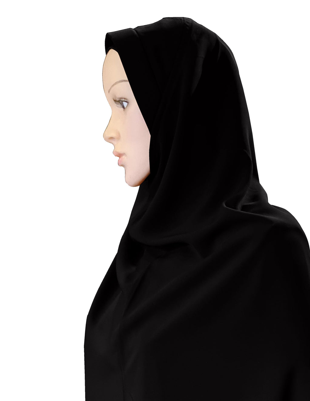 Modest Women's Stylish Soft Crepe Long AISHA Side Slit Salafi Hijab
