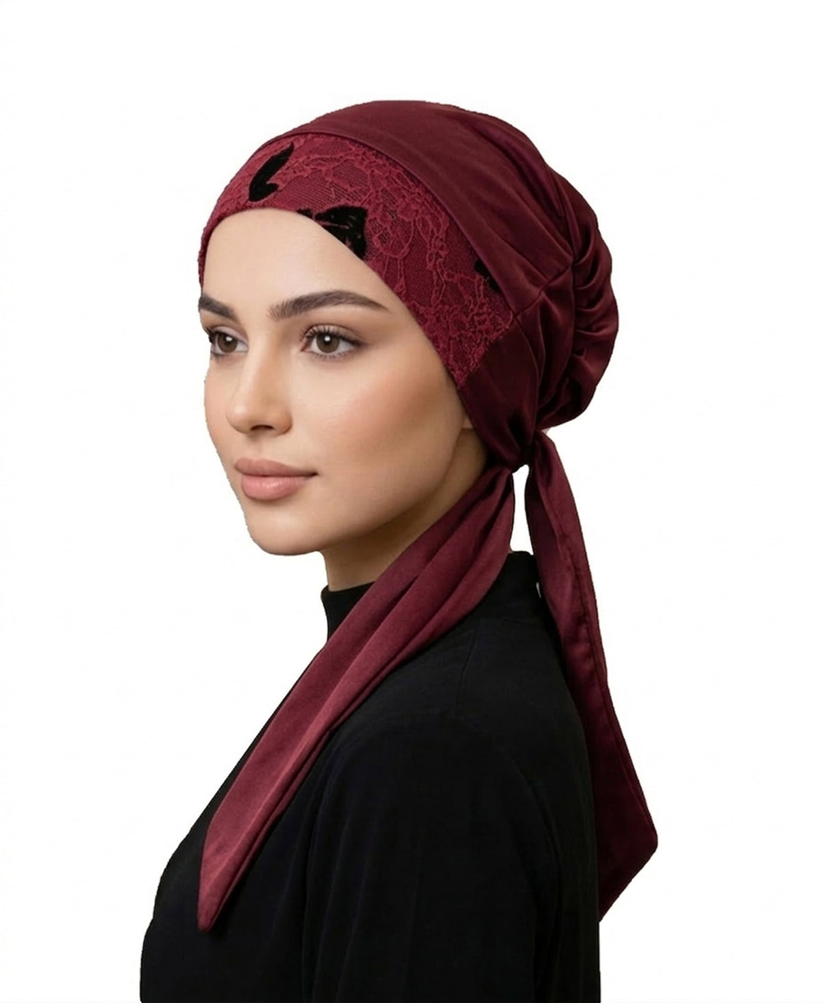 Jacquard Net Tail Cap