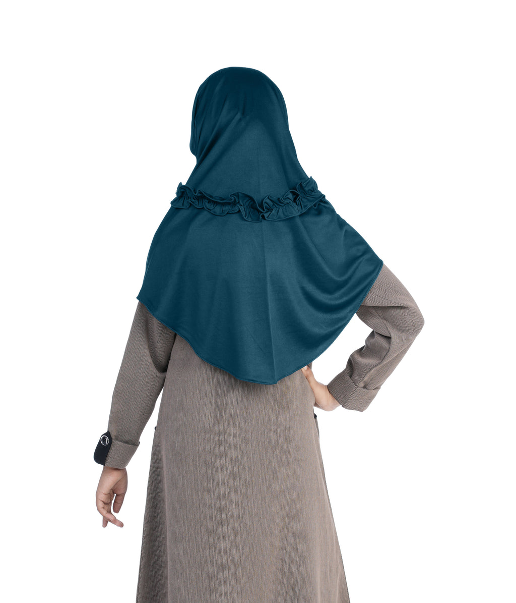 Mehar Little Nidha Hijab for Girls – Embellished with Embroidery & a