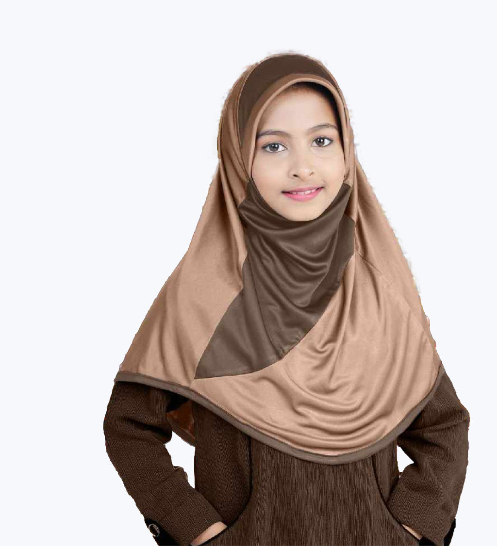 Stylish Little Ruksan Hijab stylish dual color combinations