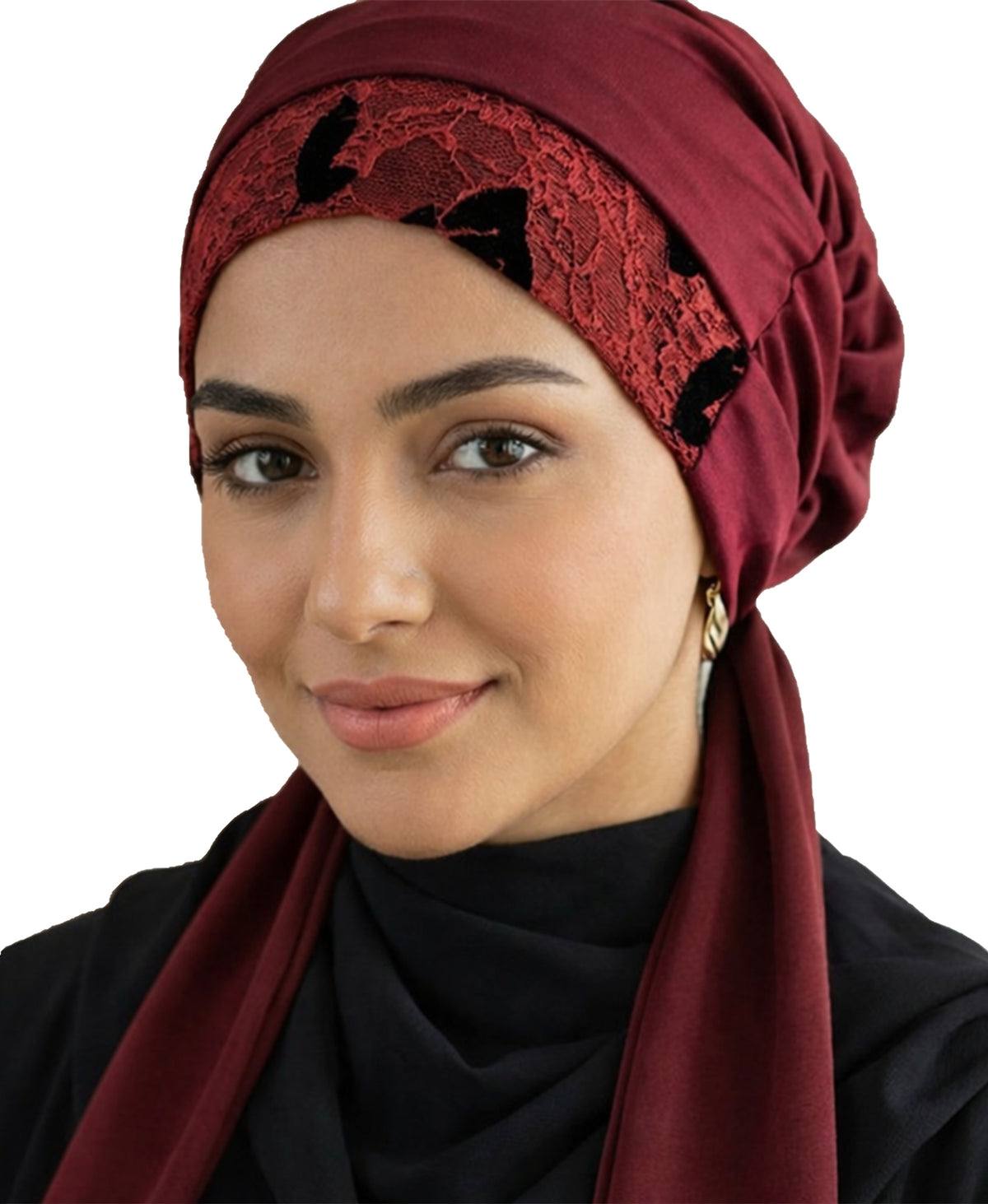 Jacquard Net Tail Cap