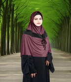 Mehar Shakira Elegant Dual-Tone Knot Hijab