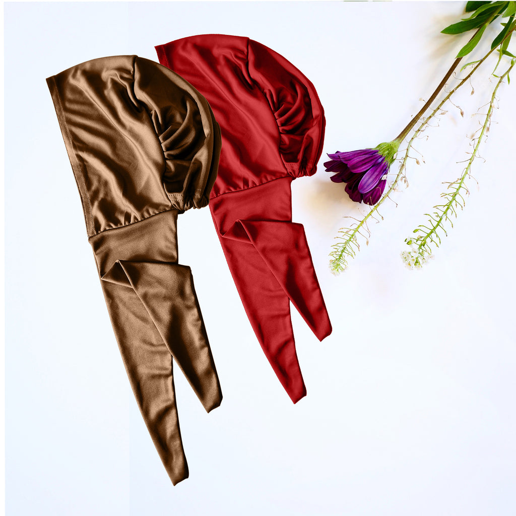 Women's Stylish Malka tale caps (set of 2)