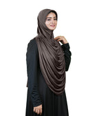 Modest Fashion by Mehar Laila Two-Piece Frilled Hijab Set