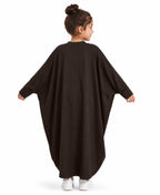 Little Mehariya Kids Lycra Abaya for Girls – Modest Batwing Sleeve Dress