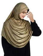 Modest Women's Fleeted Stylish Feel Good Fabric FAEEZAH Hijab Olive