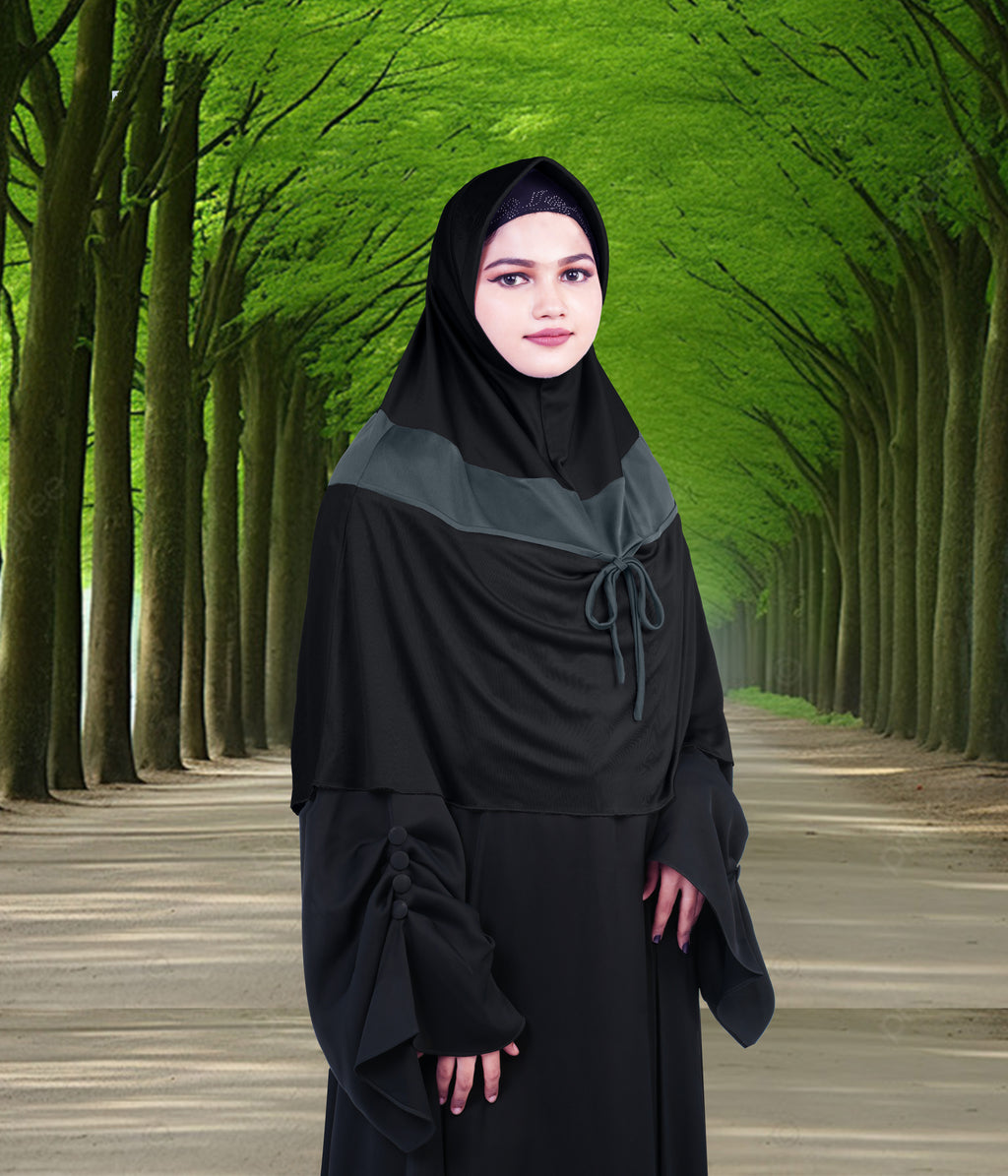 Mehar Shakira Elegant Dual-Tone Knot Hijab