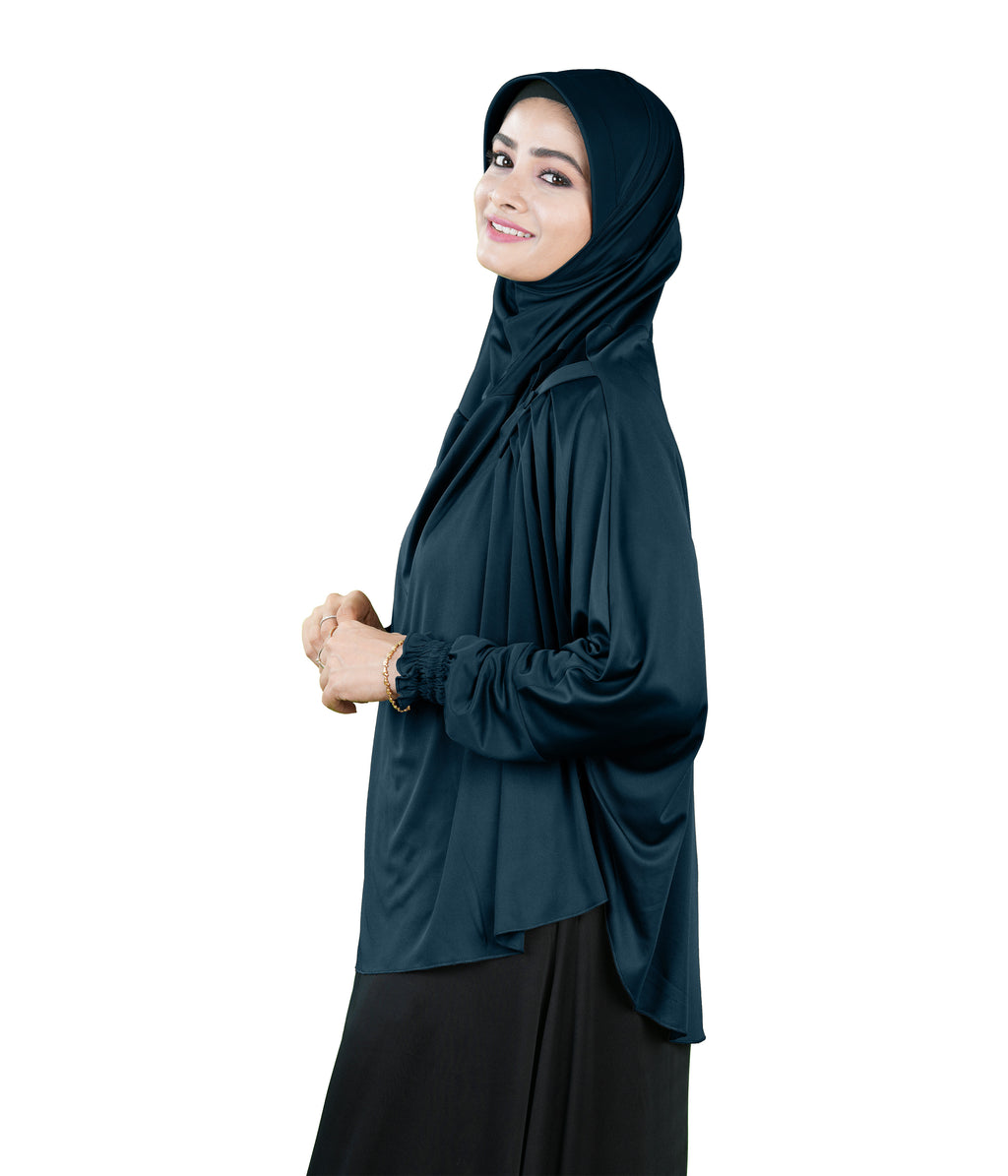 Mehar Hijabs Modest Elegant Saima Farasha type Hijab – One-Piece
