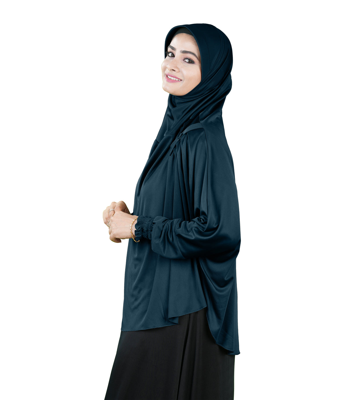 Mehar Hijabs Modest Elegant Saima Farasha type Hijab – One-Piece