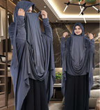 Mehar Hijab's Muslim Modest Women's Stylish Poly Cotton Solid Safiya Mask Hijab
