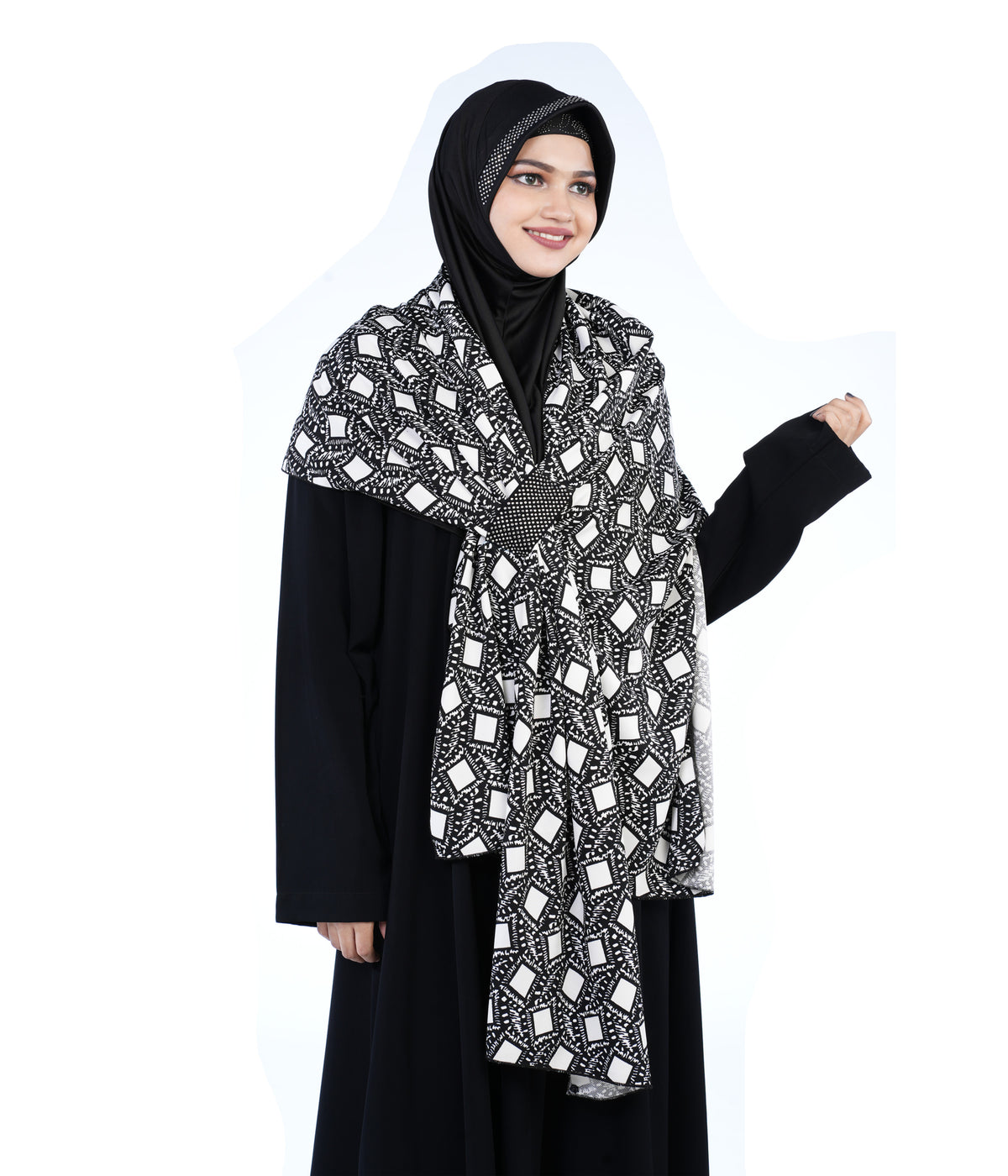Modest Women's Stylish Ainaz Shyla hijab Free Size