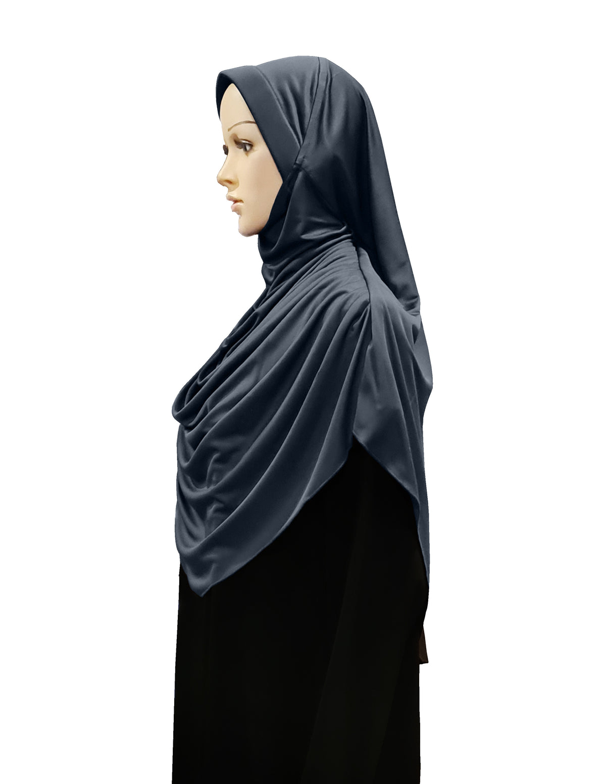 Modest Women's Designed Fleeted Stylish Feel Good Fabric FAEEZAH Hijab Grey