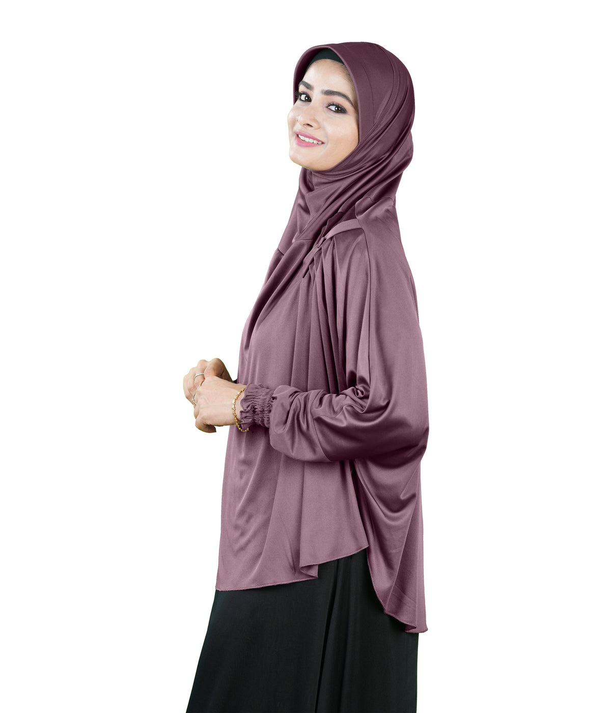 Mehar Hijabs Modest Elegant Saima Farasha type Hijab – One-Piece