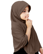 Mehar Hijab's Girl's Plain Long Hijab feel good Little Ma-ale Hijab