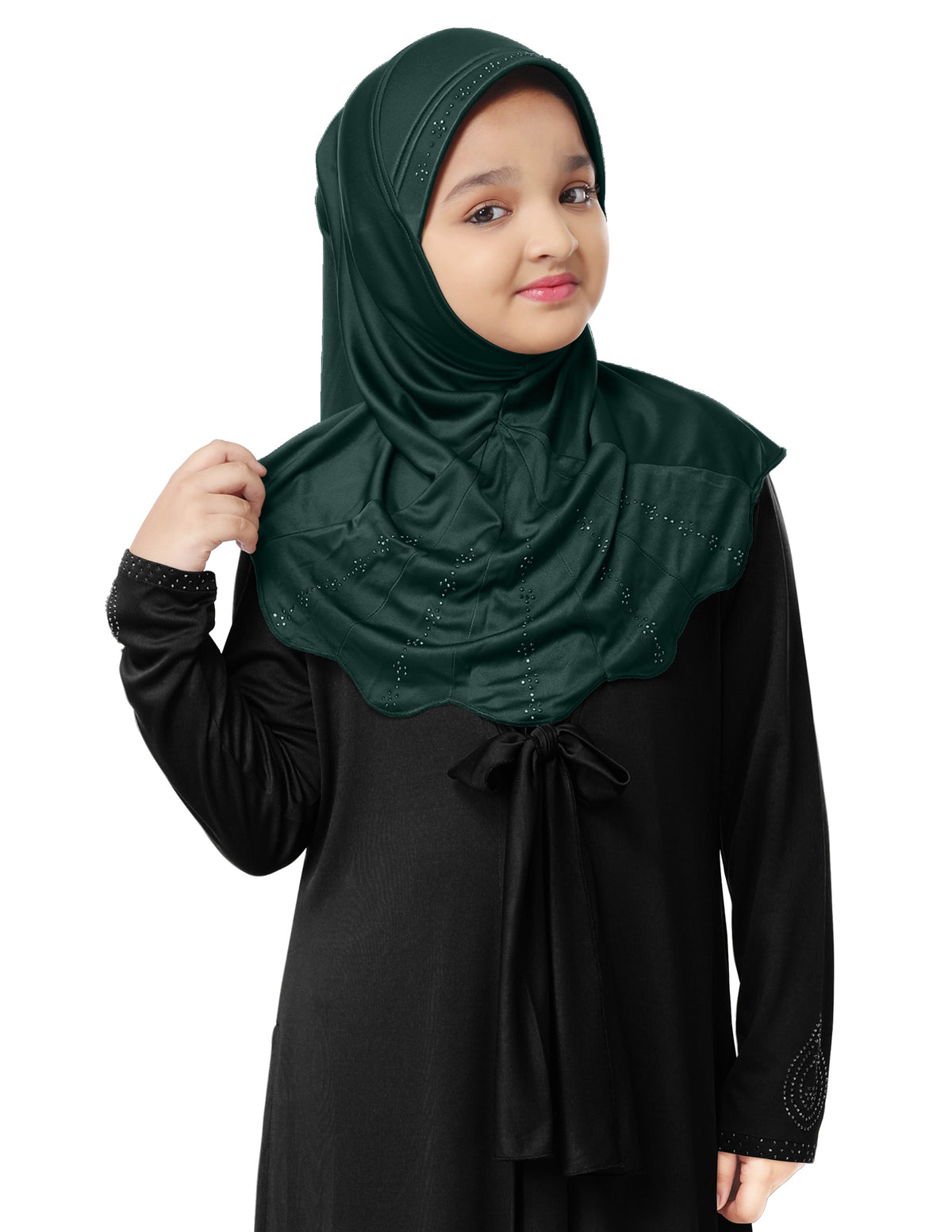 MEHAR HIJAB'S Kids Embellished Girl's Scarf Little Meharin Hijab