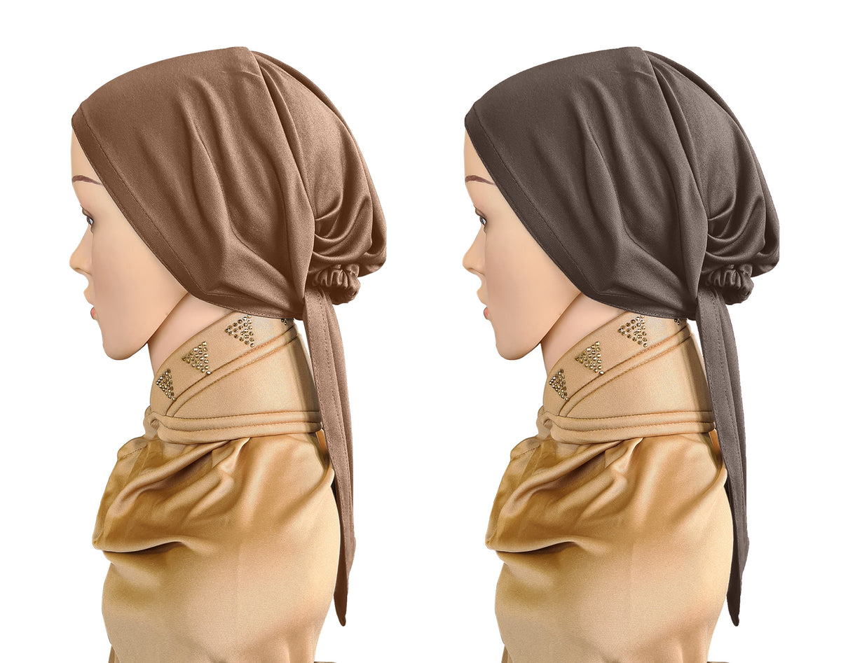 Women's Stylish Malka tale caps (set of 2)