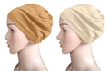 Mehar Hijab Women's Hair Bonnet SD Cap (set of 2)