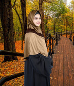 Mehar Shakira Elegant Dual-Tone Knot Hijab