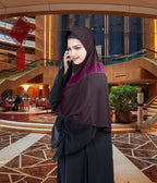 Mehar Shakira Elegant Dual-Tone Knot Hijab
