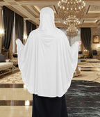 Women's Stylish Soft Rich Polyester Fabric Hanana Sleeve Hijab F Size