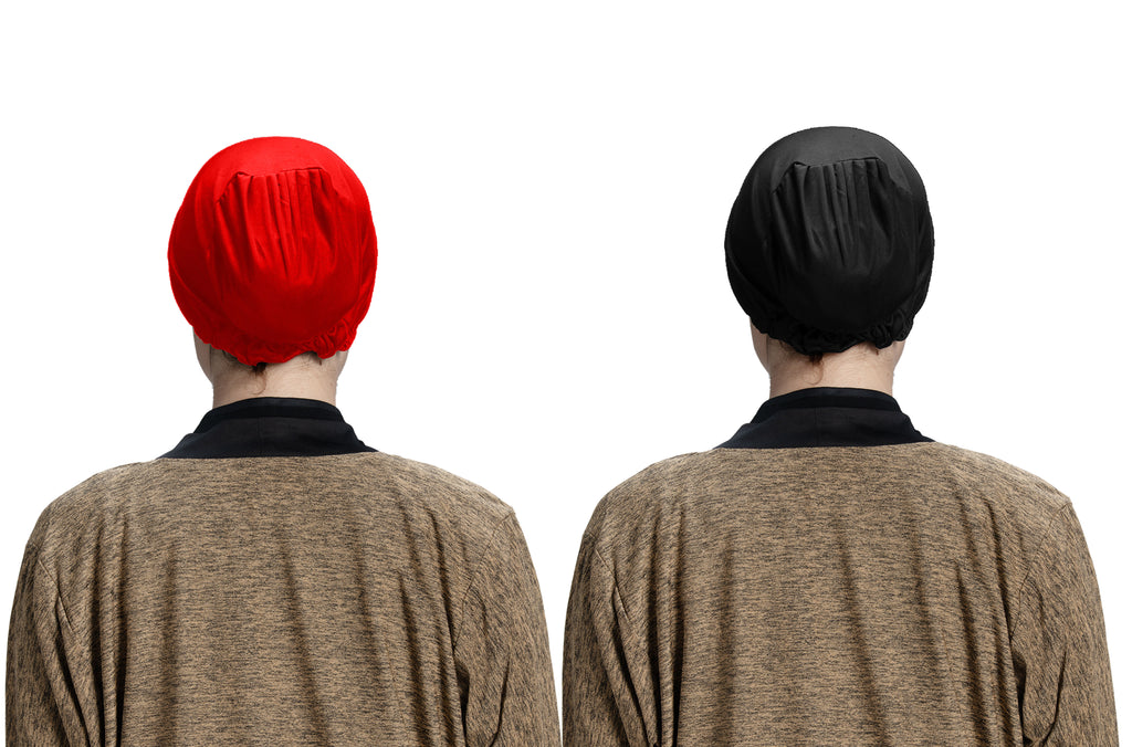 Mehar Hijab Women's Hair Bonnet SD Cap (set of 2)