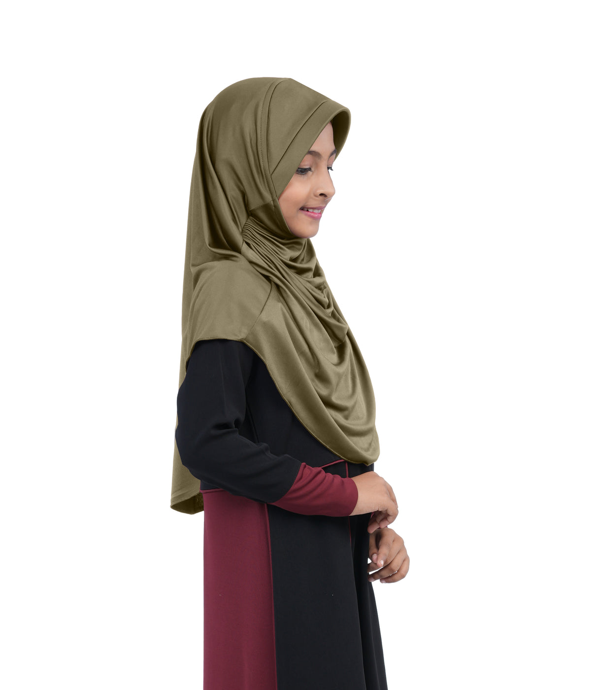 Mehar Diya Hijab for Girls – Premium Black Ready-to-Wear Islamic Hijab | Comfort