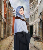 Mehar Shakira Elegant Dual-Tone Knot Hijab