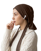 Dr. Ayesha Volume Tail Cap,Stretch Hijab with Stethoscope Ear Hole.Breat
