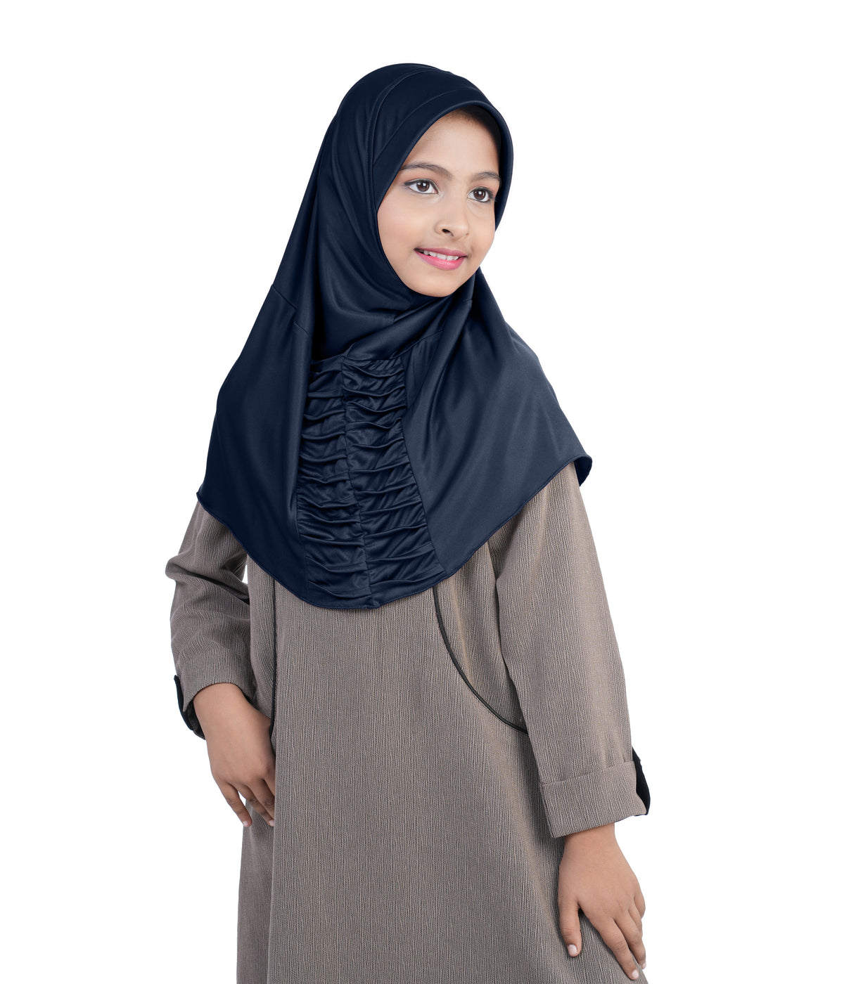 Mehar Nisa Hijab for Girls Hijabs Modest Wear with Front Pleated Detaili