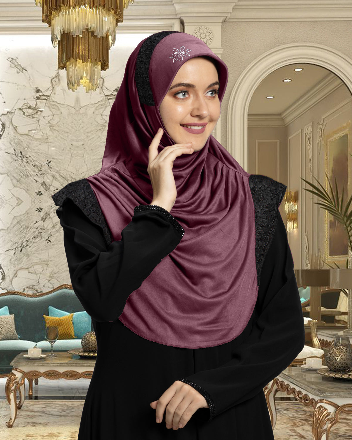 Modest Fashion Women's Soft feel good Fabric Naaz Hijab