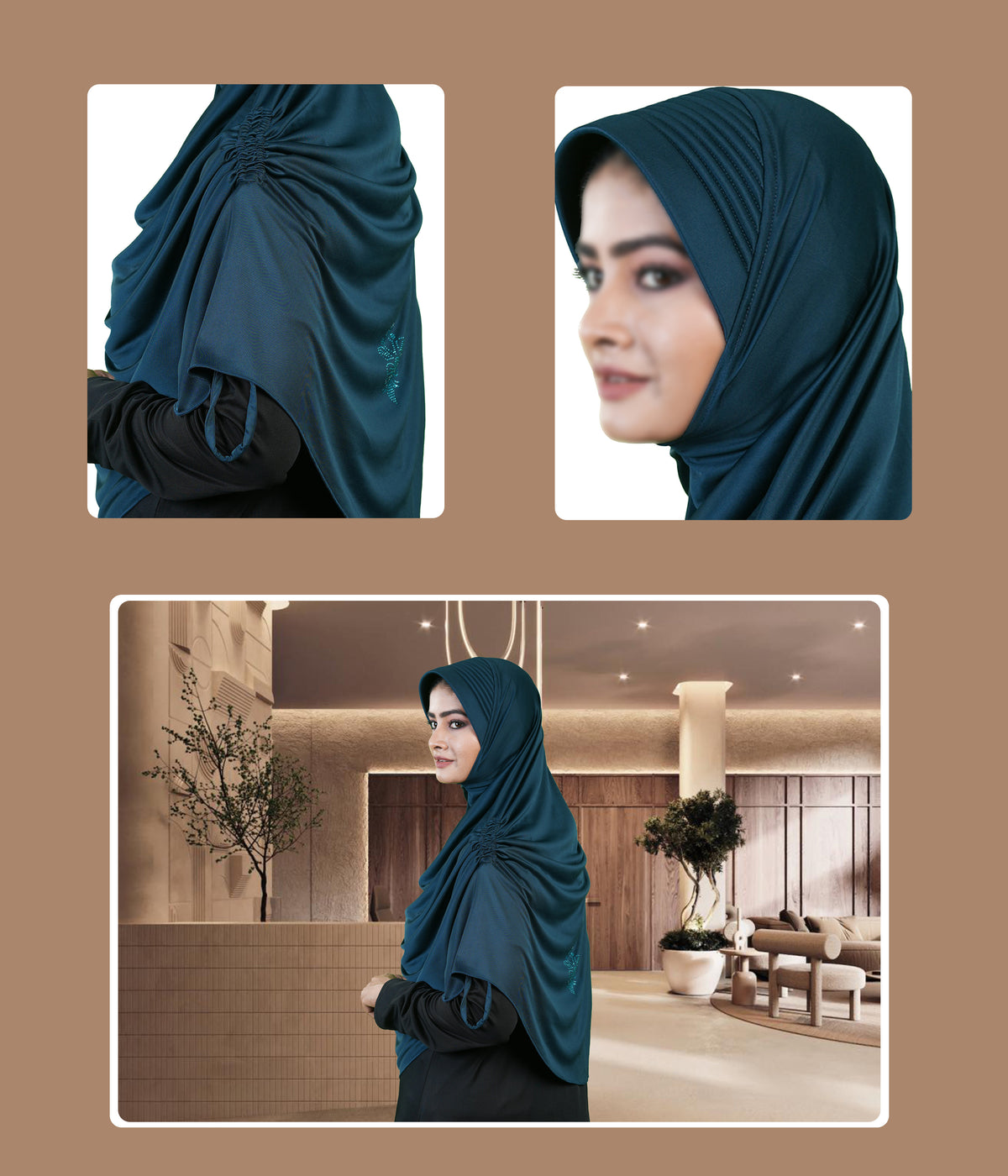 Modest Fashion Women's Soft feel good Fabric Heena Hijab