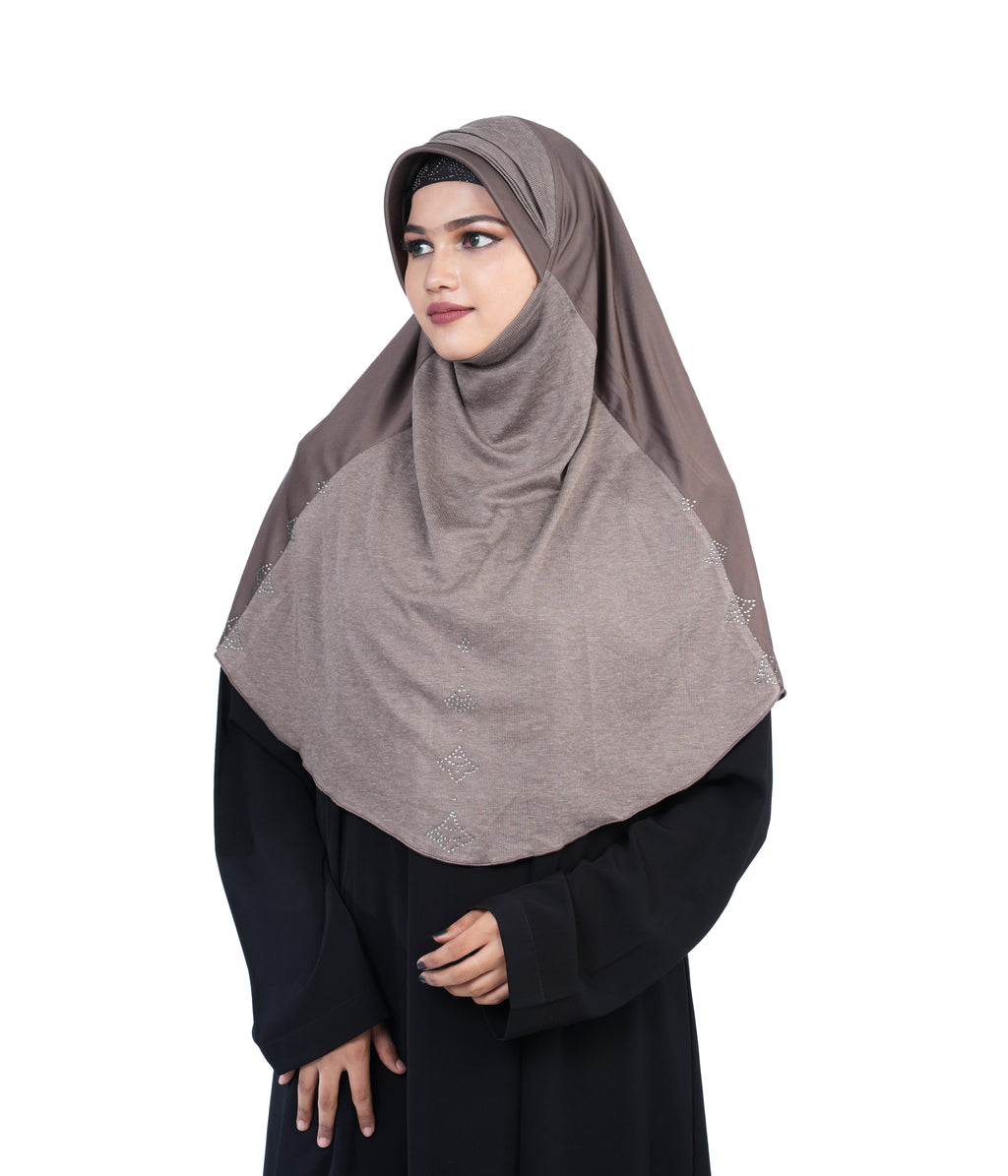 Mehar Hijab Modest Stylish Dual Color Zyfa DD Hijab.