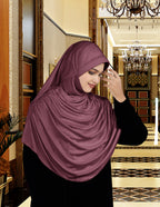 Modest Women's Fleeted Stylish Feel Good Fabric FAEEZAH Hijab Coffee