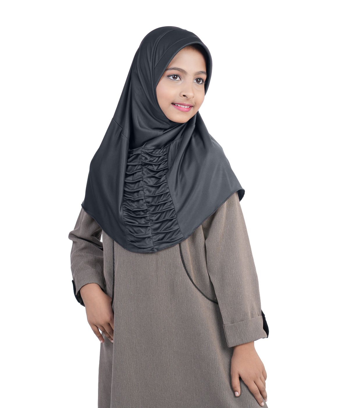 Mehar Nisa Hijab for Girls Hijabs Modest Wear with Front Pleated Detaili