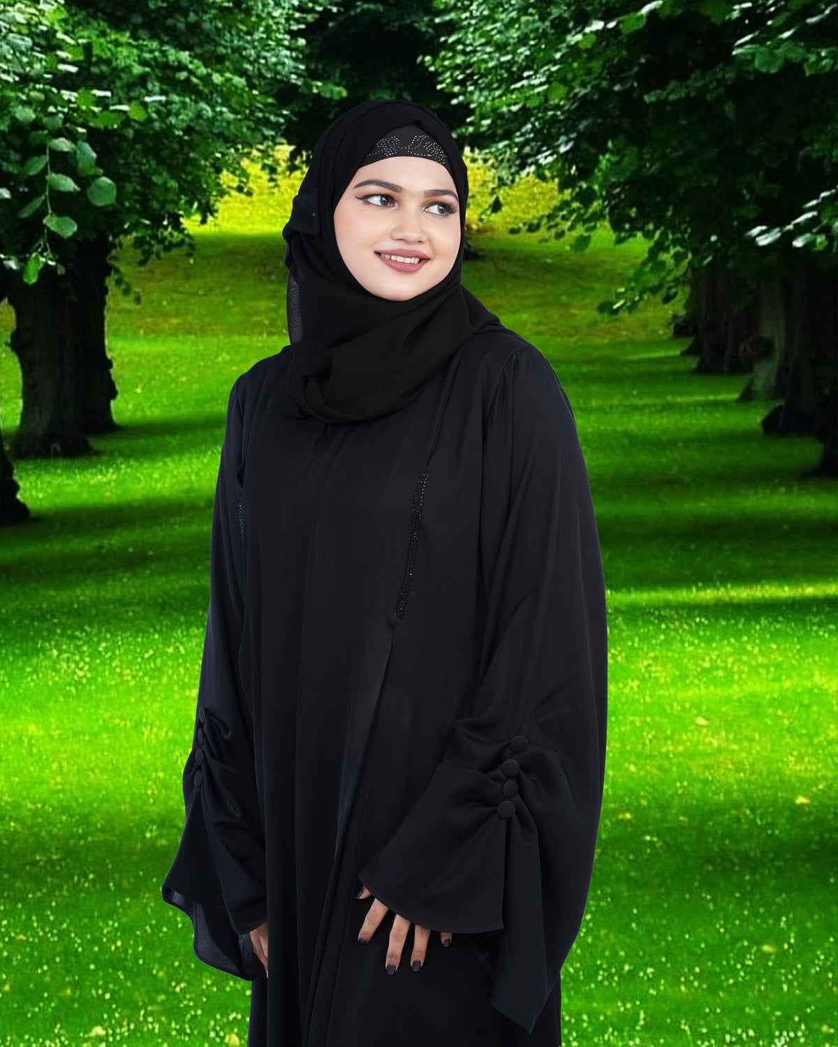 Mehar Hijab Modestly Stylish Look Classy and elegant Shareen Premium Abaya