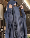 Mehar Hijab's Muslim Modest Women's Stylish Poly Cotton Solid Safiya Mask Hijab