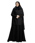 Modest Women's Stylish Soft Rich Premium Crepe Long Hijab NAZNEEN KHIMAR