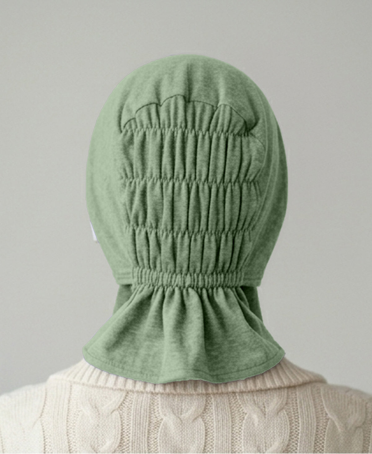 Dr. Ayesha Volume Tail Cap,Stretch Hijab with Stethoscope Ear Hole.Breat