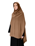 Modest Women's Stylish Soft Crepe Long AISHA Side Slit Salafi Hijab