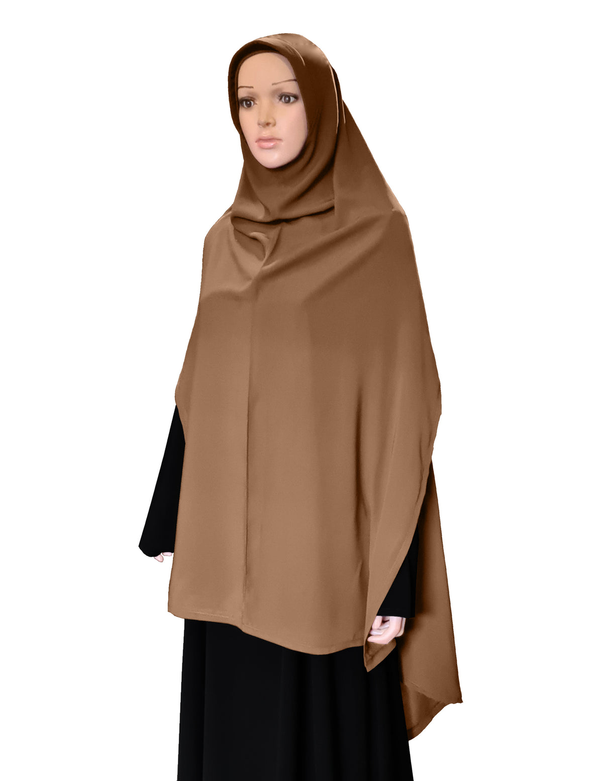 Modest Women's Stylish Soft Crepe Long AISHA Side Slit Salafi Hijab