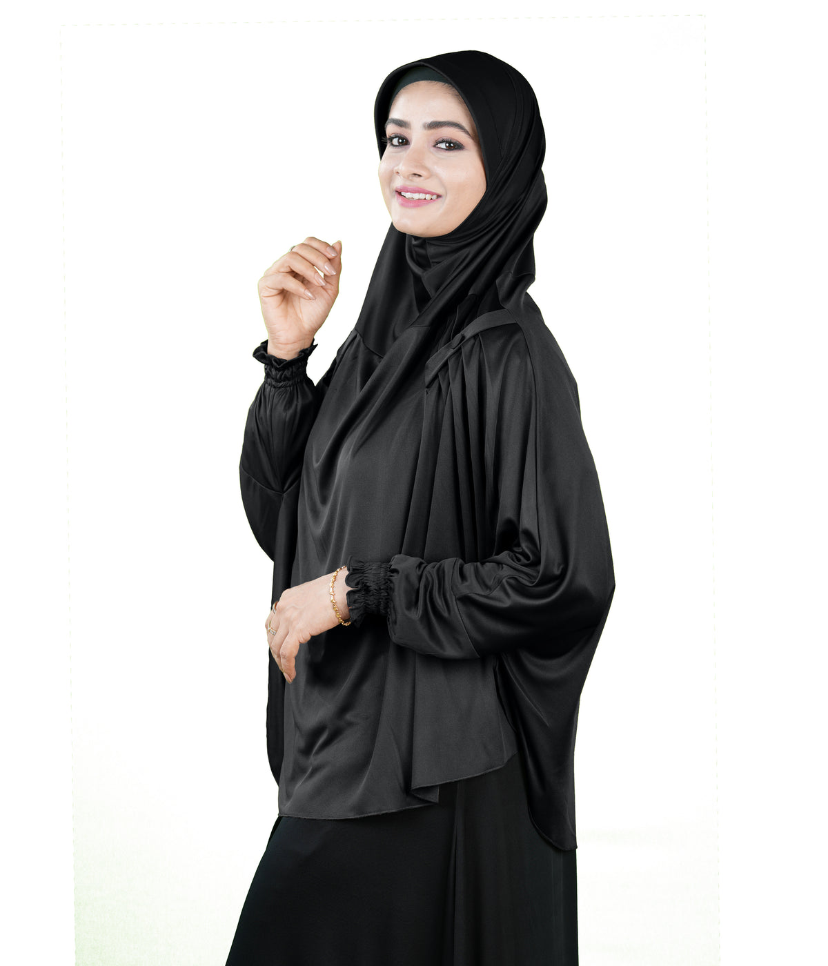 Mehar Hijabs Modest Elegant Saima Farasha type Hijab – One-Piece