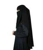 Mehar Fatima Dual Layer Niqab – Full Coverage Islamic Niqab for Women |