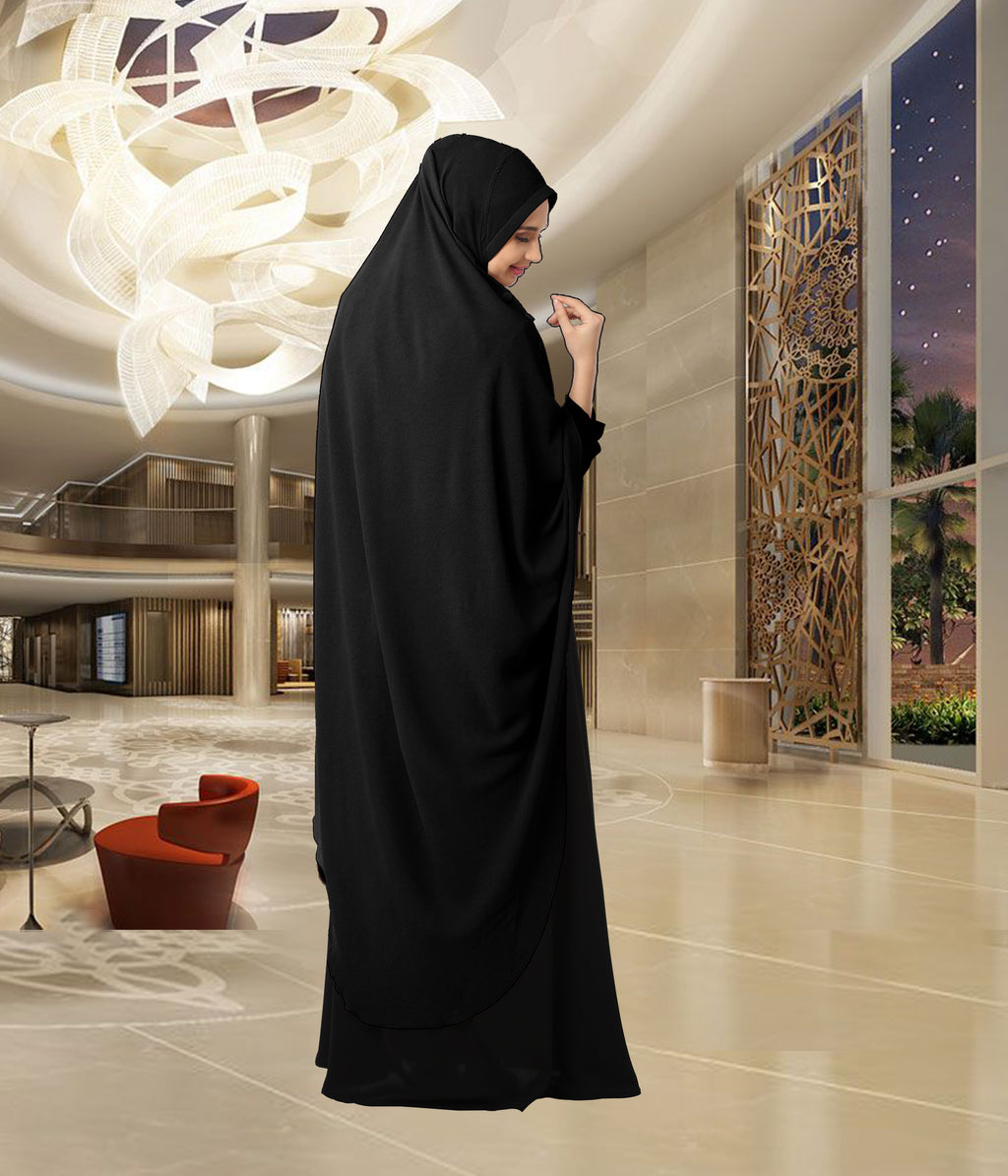 Modest Women's Stylish Rich Premium Texture fabric Crepe Long Hijab HEERA HAMDA