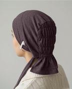 Dr. Ayesha Volume Tail Cap,Stretch Hijab with Stethoscope Ear Hole.Breat