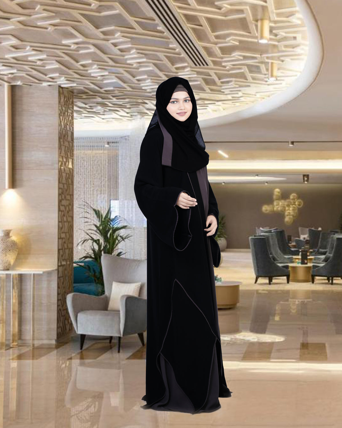 Mehar Hijab Modestly Stylish Classy and elegant Habiba Turkish Premium Abaya